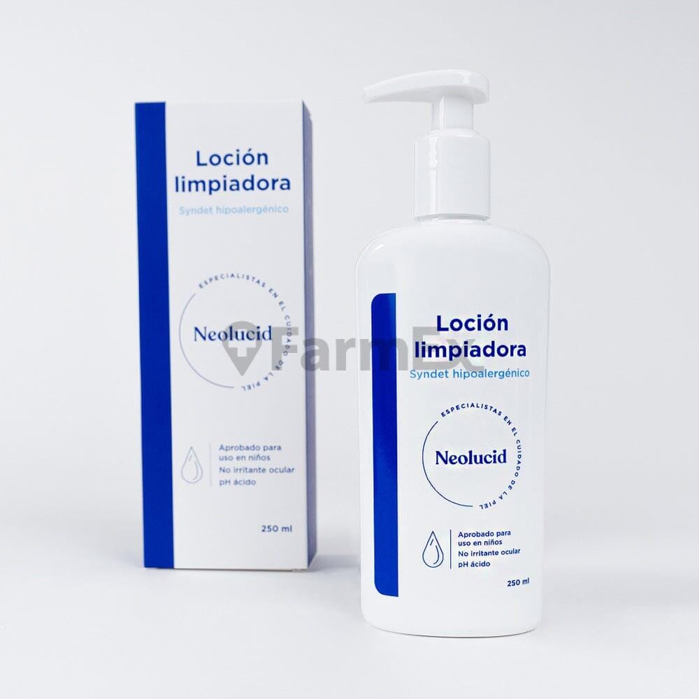 Neolucid Loción Limpiadora x 250 mL Farmex-BanMedica-Persistente